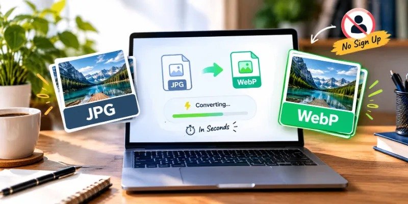 Convert JPG to WebP
